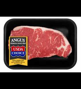 Beef Choice Angus New York Strip Steak Thick, 0.5 - 1.38 lb