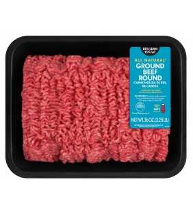 All Natural* 85% Lean/15% Fat Ground Beef Round Tray, 2.25 lb