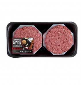 Steakhouse Seasoned Ground Beef Patties, 4ct, 1.33 lb