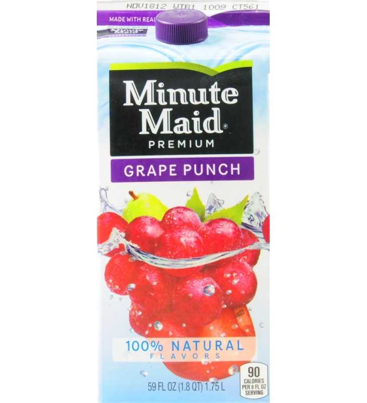 Minute Maid, Premium Grape Punch, 59 Fl. Oz.