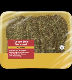Freshness Guaranteed Tuscan Style Thin-Sliced Chicken Breasts, 1.25 - 2.8 lb