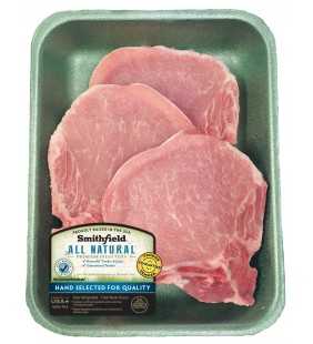 Smithfield All Natural Fresh Pork Chops, Bone-In, 0.8-2 lb.