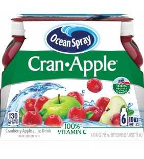 Ocean Spray Cranberry Apple Juice Drink, 10 fl oz, 6 Ct