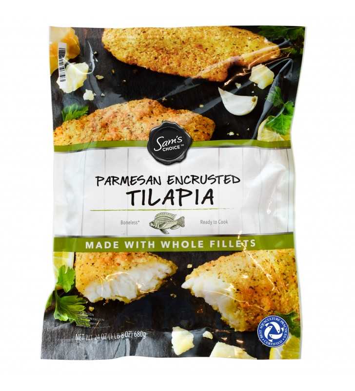 Sam S Choice Parmesan Encrusted Tilapia Fillets 24 Oz