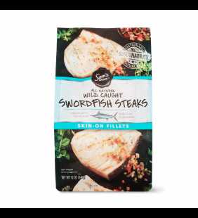 Sam's Choice All Natural Wild Caught Swordfish Steaks, 12 oz