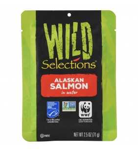 Wild Selections Alaskan Pink Salmon in Water, 2.5 Ounce Pouch