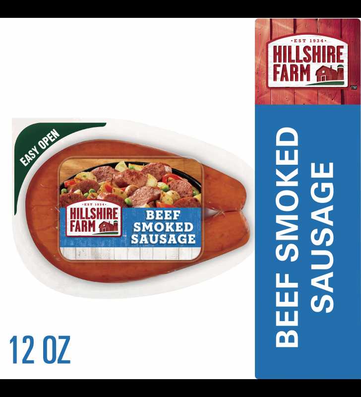 hillshire farm beef smoked sausage