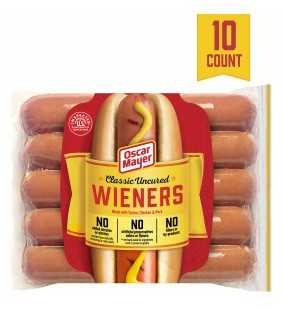 Oscar Mayer Classic Uncured Hot Dogs, 10 ct - 16 oz. Package