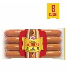 Oscar Mayer Uncured Bun Length Hot Dogs, 8 ct - 16 oz. Package