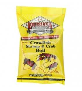 Louisiana Fish Fry Crawfish, Crab and Shrimp Boil, 5-Ounce Bags
