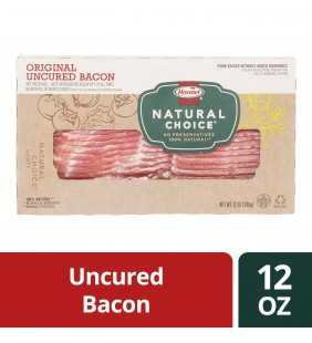 Hormel Natural Choice Original Uncured Bacon, 12 Oz.