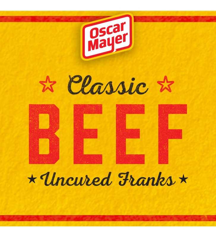 Oscar Mayer Classic Uncured Beef Franks Hot Dogs, 10 ct Pack