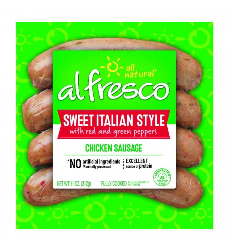 Al Fresco Sweet Italian Style Chicken Sausage 11oz