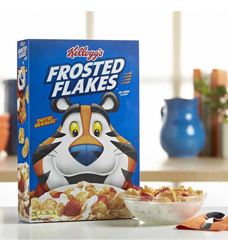 Kellogg's Frosted Flakes, Breakfast Cereal, Original, Family Size, 24 Oz