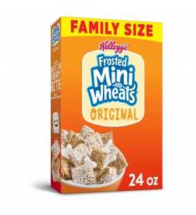 Kellogg's Frosted Mini-Wheats, Breakfast Cereal, Original, Family Size, 24 Oz