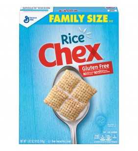 General Mills, Rice Chex Breakfast Cereal, Gluten Free, Family Size, 18 oz