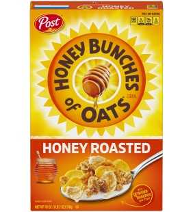 Post Honey Bunches Of Oats Breakfast Cereal, Honey Roasted, 18 Oz
