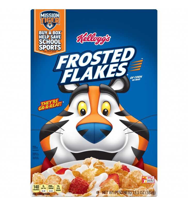 Kellogg's Frosted Flakes, Breakfast Cereal, Original, 13.5 Oz