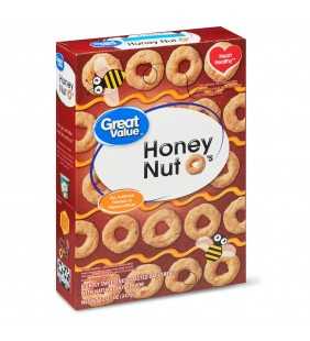 Great Value Honey Nut O's Oat Cereal, 12.25 oz
