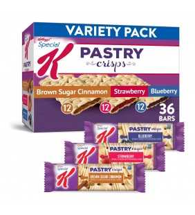 Kellogg's Special K, Pastry Crisps, Variety Pack, 36 Ct, 15.84 Oz