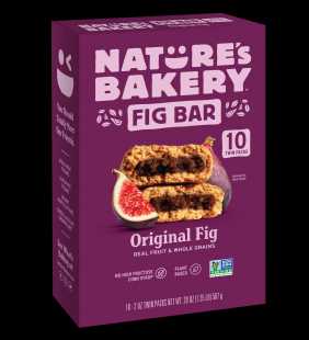 Nature's Bakery Whole Wheat Original Fig Bar, 10 Twin Packs, 2 Oz each