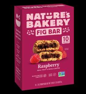 Nature's Bakery Raspberry Fig Bar, 10 Twin Packs, 2 Oz each
