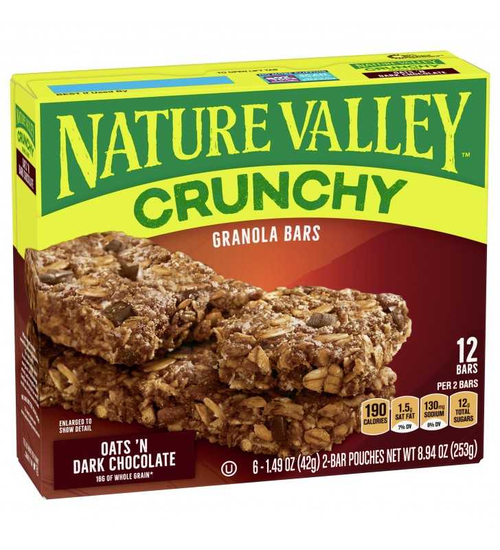 Nature Valley Granola Bars, Oats 'N Honey, Crunchy - 12 pack, 1.49 oz