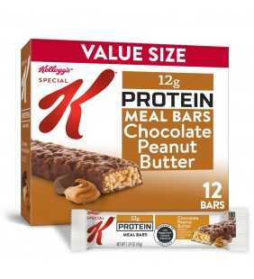 Kellogg's Special K, Protein Meal Bars, Chocolate Peanut Butter, 19 Oz, 12 Ct