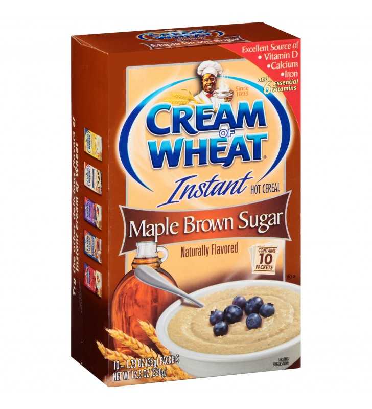 Cream of Wheat Instant Hot Cereal, Bananas & Cream - 10 pack, 1.23 oz pouches