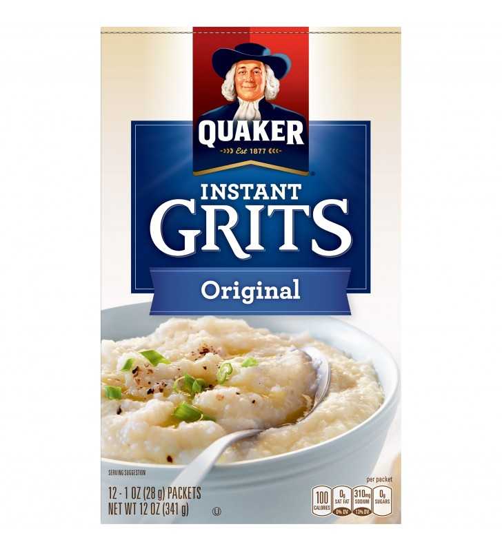 Quaker Instant Grits Original 1 Oz Packets 12 Count