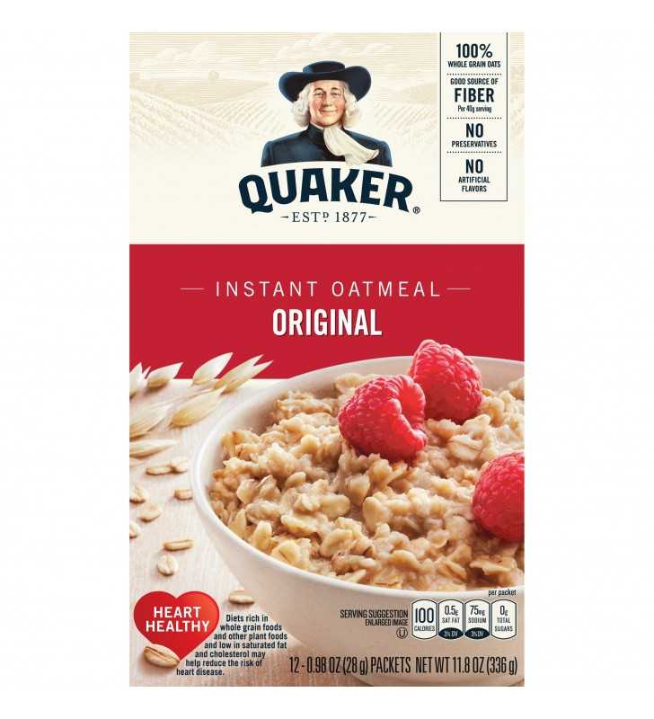 Quaker Instant Oatmeal Original 12 Packets