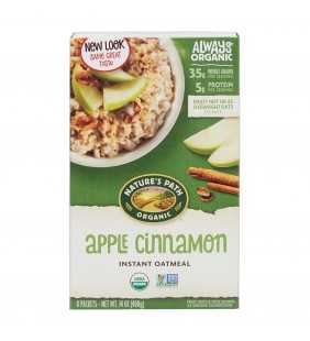 Nature's Path, Instant Oatmeal, Organic, Apple Cinnamon, 8 Packets