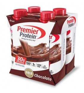 Premier Protein Shake, Chocolate, 30g Protein, 11 Fl Oz, 4 Ct