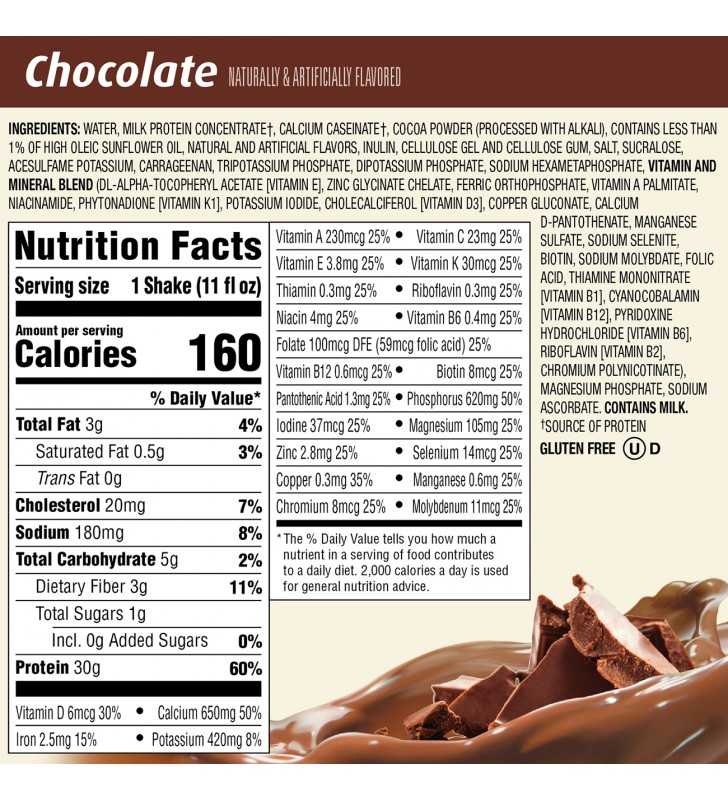 Premier Protein Shake, Chocolate, 30g Protein, 11 fl oz, 4 Ct