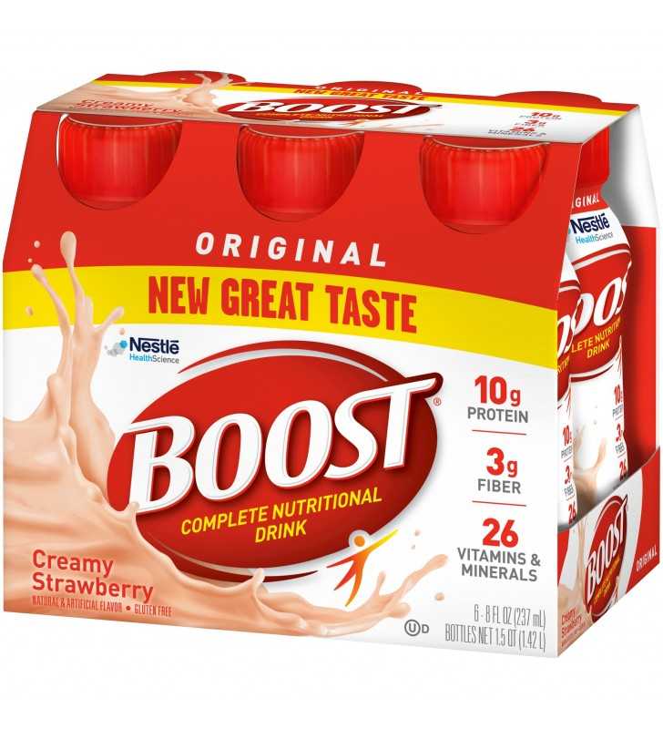 Boost Original Nutritional Drink Creamy Strawberry 8 Fl Oz 6 Ct