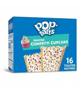 Pop-Tarts, Breakfast Toaster Pastries, Frosted Confetti Cupcake, Value Pack, 27 Oz, 16 Ct