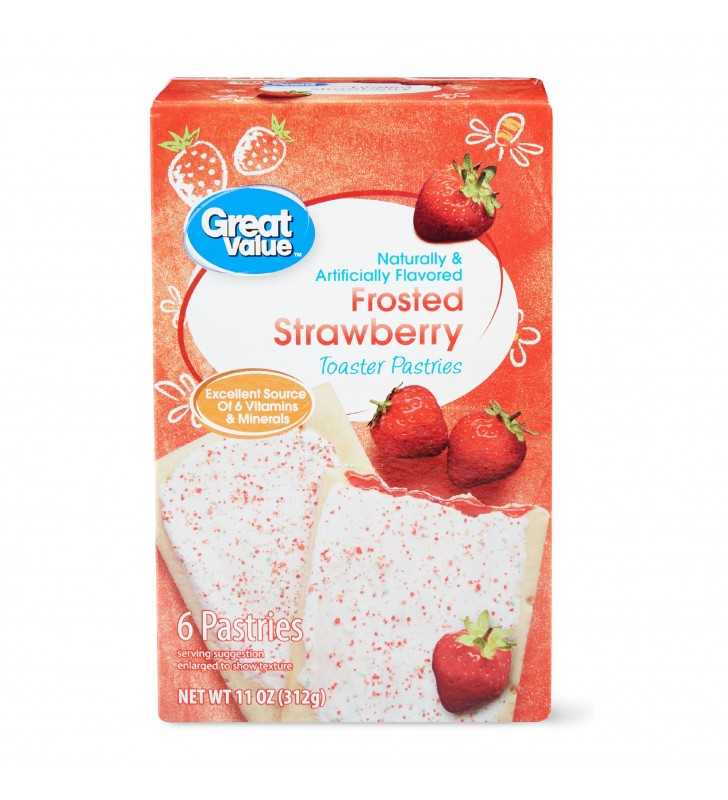 Glutino Gluten Free Frosted Strawberry Flavored Toaster Pastry 5Ct