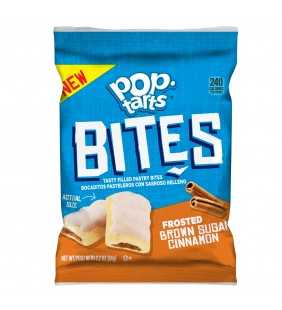 Kellogg's Pop-Tarts Bites, Tasty Filled Pastry Bites, Frosted Brown Sugar Cinnamon, 2.2 Oz