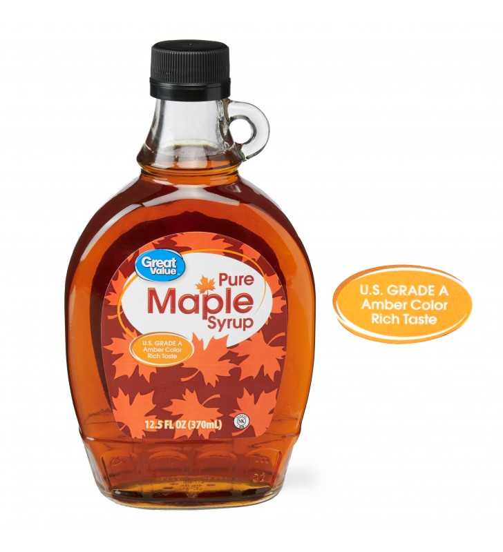 Great Value Pure Maple Syrup, 12.5 fl oz