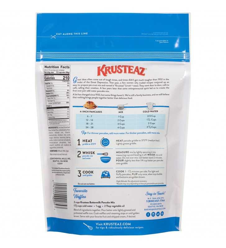 Krusteaz® Light & Fluffy Buttermilk Complete Pancake Mix 5 lb. Bag