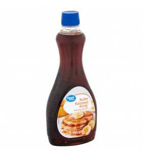 Great Value Butter Flavored Syrup, 24 fl oz
