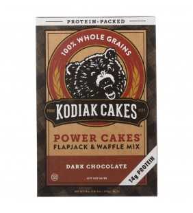 Kodiak Cakes Power Cakes Dark Chocolate Pancake and Waffle Mix 14g Protein per Serving 18 Oz