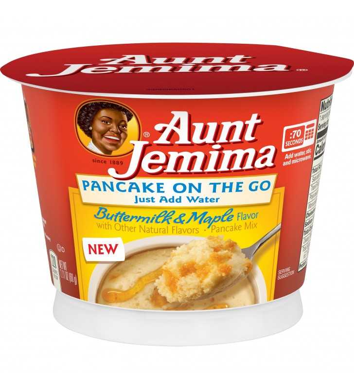 Aunt Jemima Buttermilk & Maple Pancake On The Go, 2.11 oz Cup