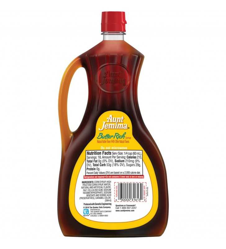 Aunt Jemima Butter Syrup