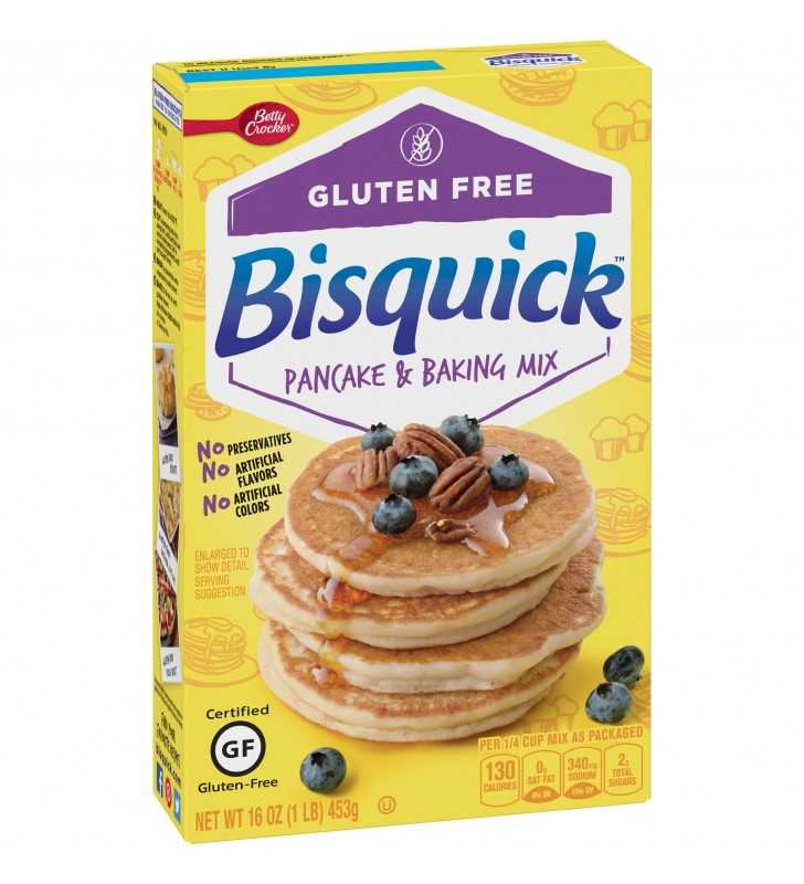 Betty Crocker Bisquick Baking Mix Gluten Free Pancake & Waffle Mix 16 Oz