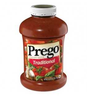 Prego Pasta Sauce, Traditional Italian Tomato Sauce, 67 Ounce Jar
