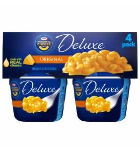 Kraft Deluxe Original Mac and Cheese Dinner Cups, 4 ct - 9.56 oz Package