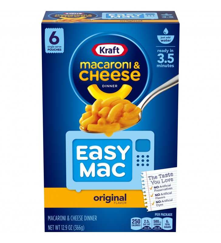 Kraft Has Seasoning Flavor Packets For Their Mac And Cheese