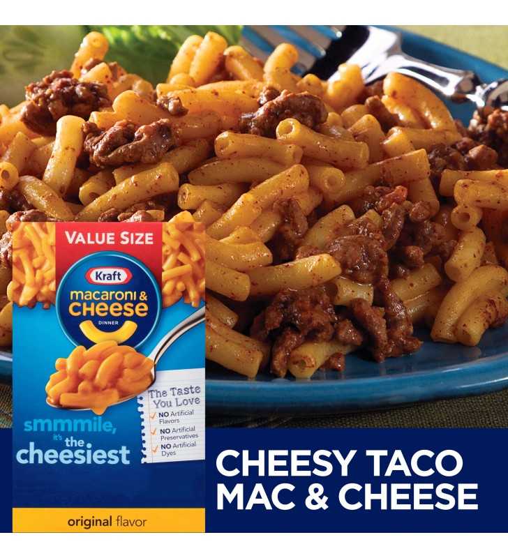 Kraft Original Macaroni & Cheese Dinner Family Size, 14.5 oz Box