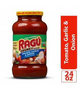 Ragú Chunky Tomato, Garlic & Onion Pasta Sauce, 24 oz.